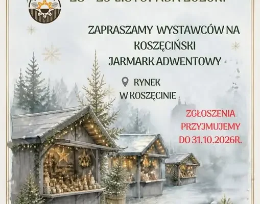 III Koszęciński Jarmark Adwentowy – trwają zgłoszenia dla wystawców