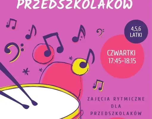 Zajęcia rytmiczne dla przedszkolaków w Lublińcu – zapisy trwają