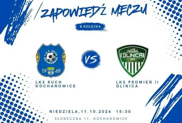 Weekendowe mecze w Kochanowicach – kibice zaproszeni na trybuny