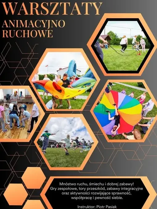 Bezpłatne zajęcia pokazowe animacji ruchowych dla dzieci w GOK Herby