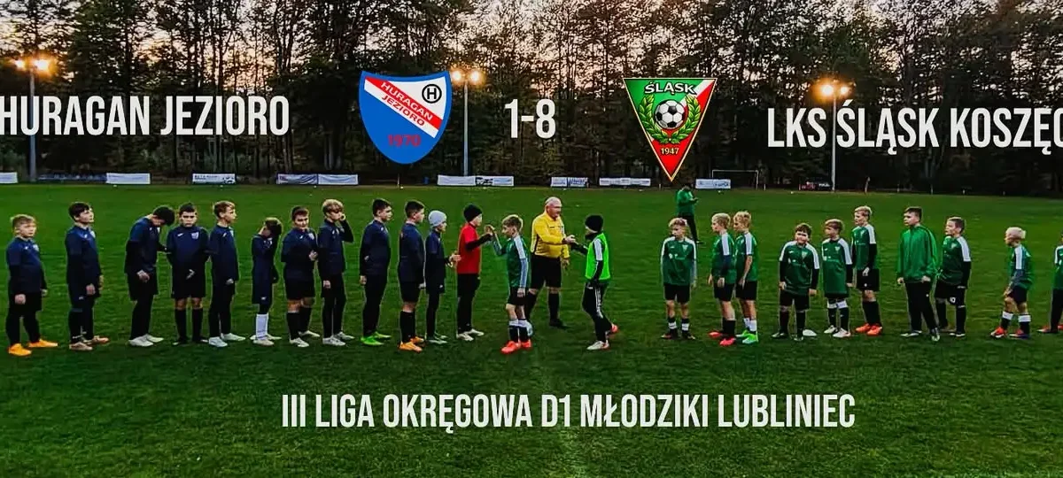 Młodziki Śląska Koszęcin wygrywają 8:1 z Huraganem Jezioro