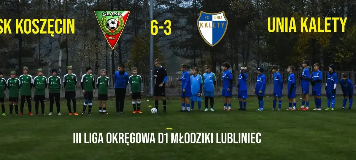 Śląsk Koszęcin wygrywa 6:3 z Unią Kalety w emocjonującym meczu