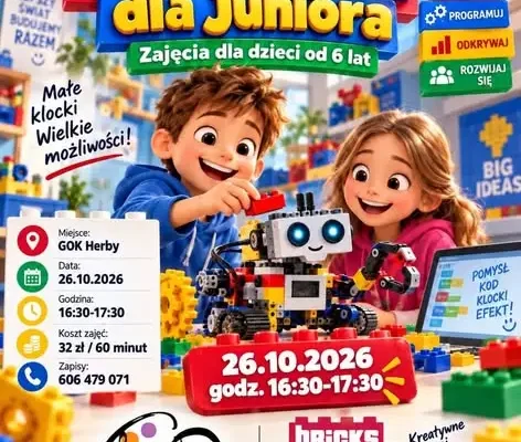 Kreatywne zajęcia w GOK Herby: Robotyka dla juniora i Dyniowe party