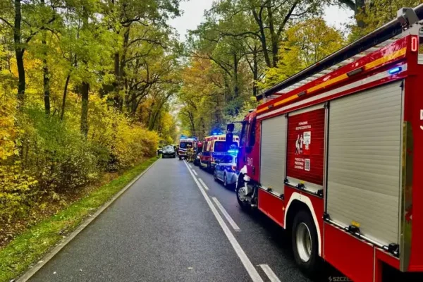Kolizja na DW907 w Koszęcinie-Boronowie – utrudnienia w ruchu