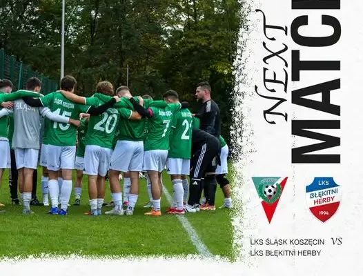 LKS Śląsk Koszęcin podejmuje Błękitnych Herby w 11. kolejce A Klasy
