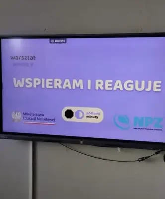 Warsztaty o zdrowiu psychicznym dla siódmoklasistów w Koszęcinie