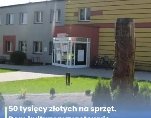 Kochanowice: 50 tys. zł na nowy sprzęt dla domu kultury