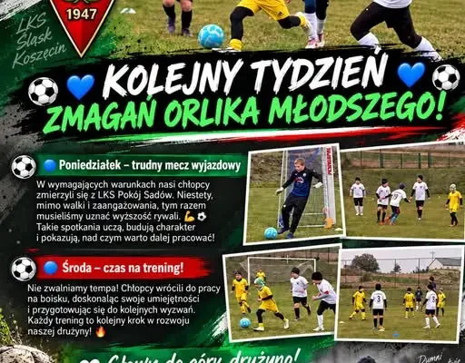 Orlik Młodszy z Koszęcina podsumowuje tydzień: porażka, trening i mobilizacja przed kolejnym meczem