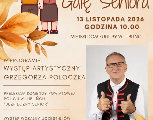 Lubliniecka Gala Seniora 2026 – świętujmy razem 13 listopada w MDK