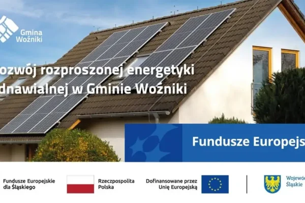 Woźniki stawiają na zieloną energię – 74 granty na OZE dla mieszkańców