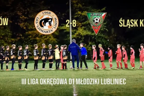 Młodzik Starszy Śląska Koszęcin rozgromił Liswartę Lisów 8:2